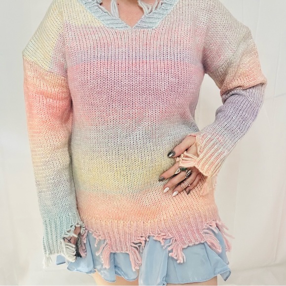 Pastel Multicolor Sweater - Picture 4 of 6